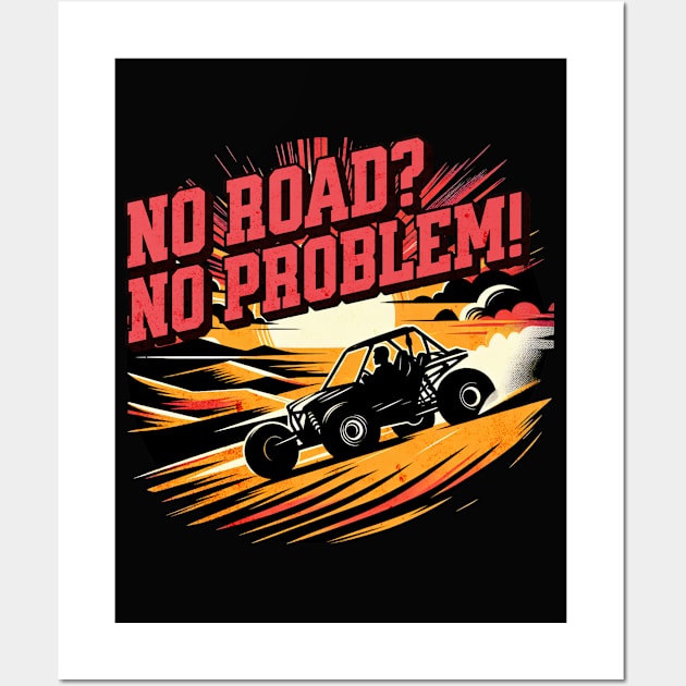 No Road No Problem! Sand Buggy Design Wall Art by Miami Neon Designs